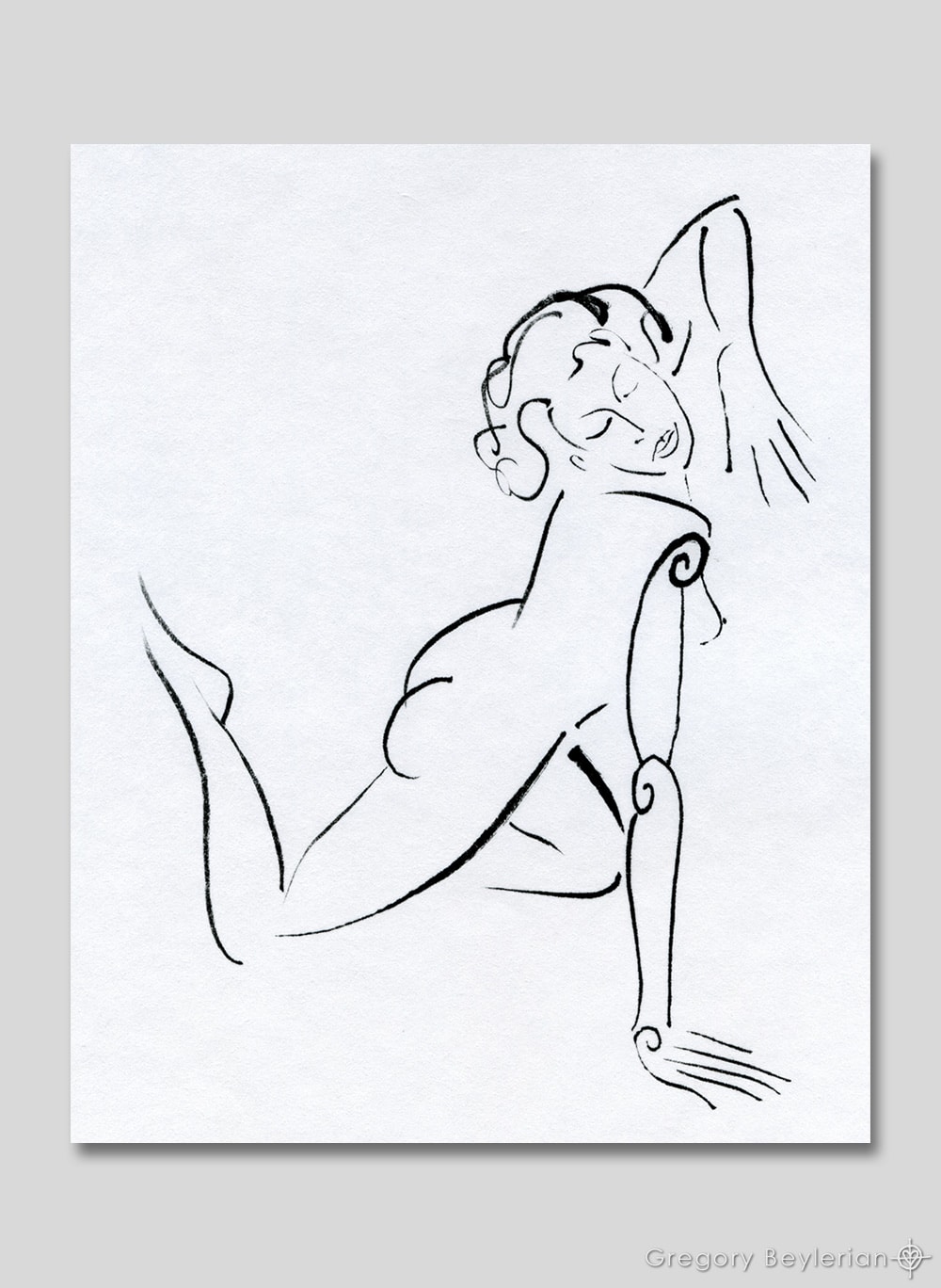 nude lines artwork Gregory Beylerian