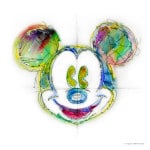 portrait of Mickey Mouse