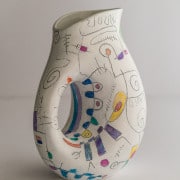 painted carafe