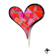 valentine's day heart art